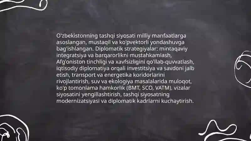 O'zbekiston va JAHON hamjamiyati 3