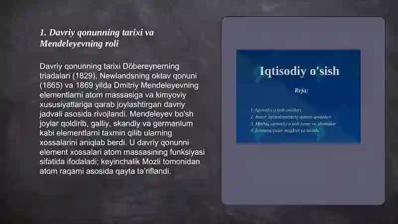 Davriy qonun va davriy sistema 3