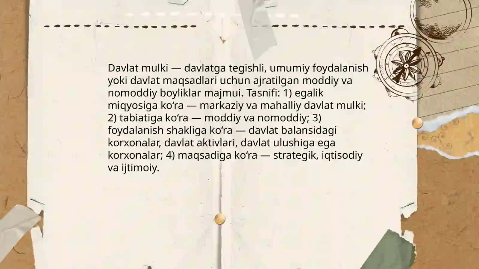 Davlat mulki iqtisodiyotni tartibga solishdagi roli 3