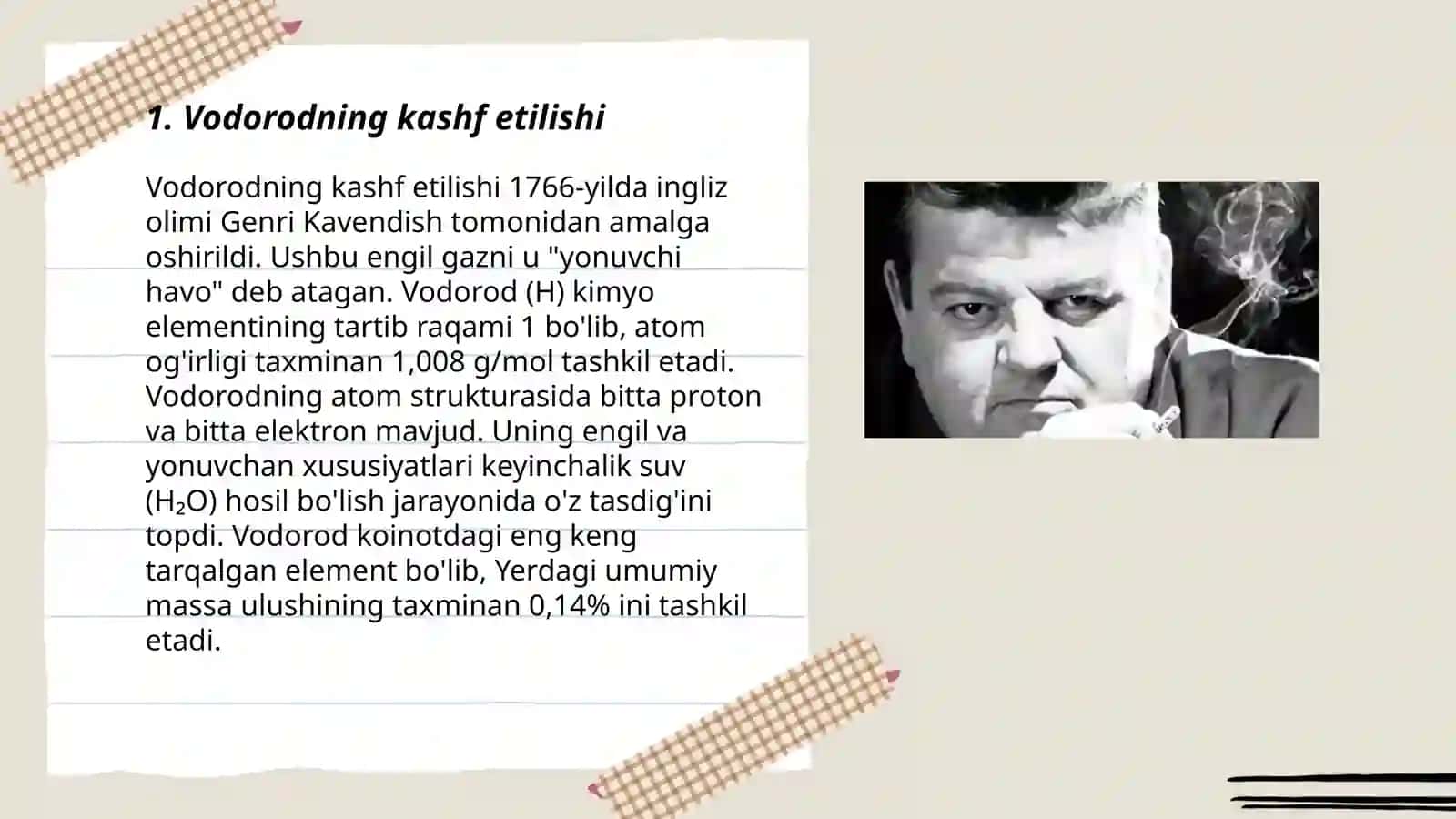 Vodorod va uning kimyoviy xususiyatlari 3