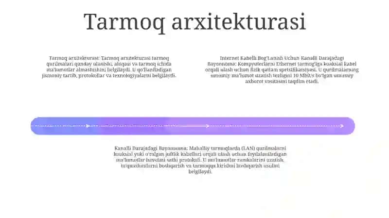 Internet Kabelli Bog'Lanish Uchun Kanalli Darajadagi Bayonnoma 3