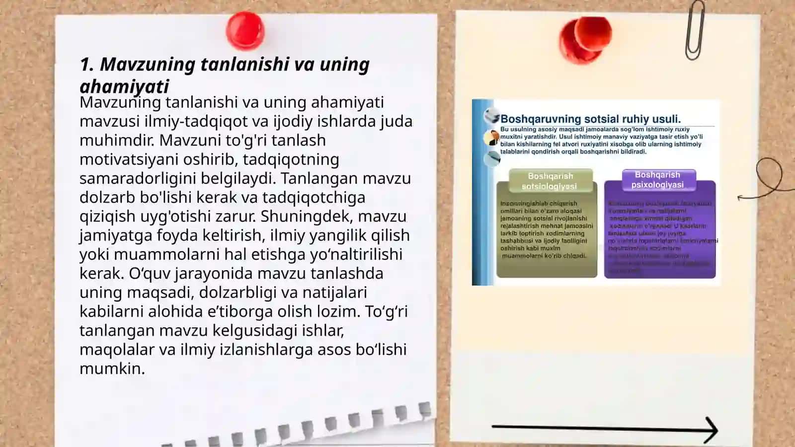 Mavzuga oid tadqiqot va uni olib borish jarayonlari. Sohaning innovatsion yangiliklari haqida taqdimot tayyorlash 3