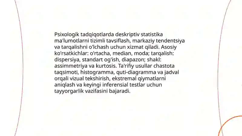 Psixologik miqdoriy tahlil metodlari 3