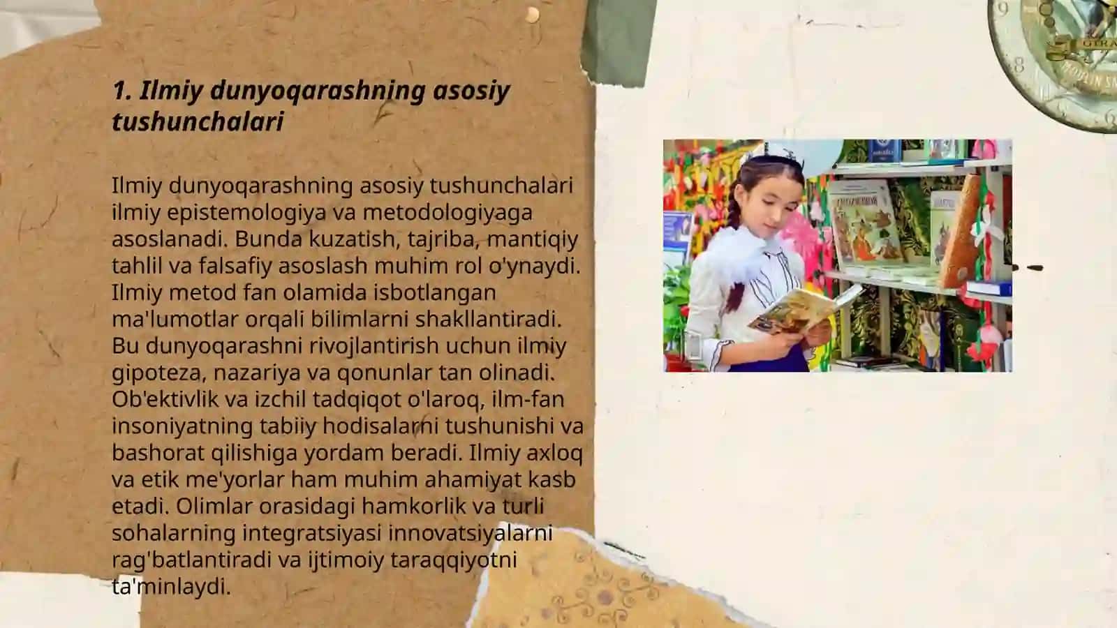 Ilmiy dunyoqarashni shakllantirish va oʻquvchilarni aqliy tarbiyalash 3