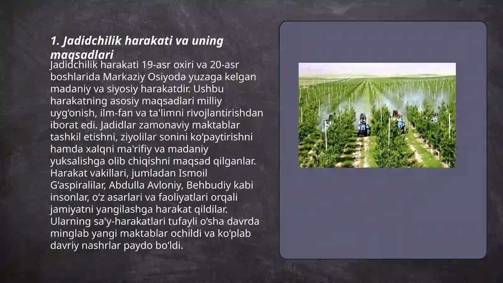 Jadid marifatparvarlarning o'lka ijtimoiy-manaviy hayotida tutgan o'rni 3