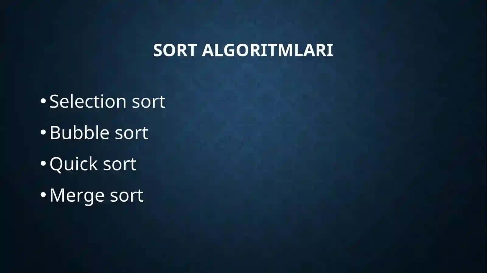 Ma'lumoatlarni saralash usullarini tadqiq qilish | Sorting 3