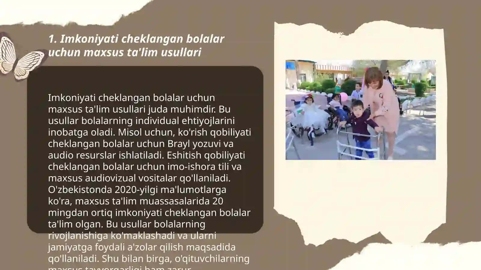 Imkoniyati cheklangan bolalarga korreksion yordamni tashkil etish 3