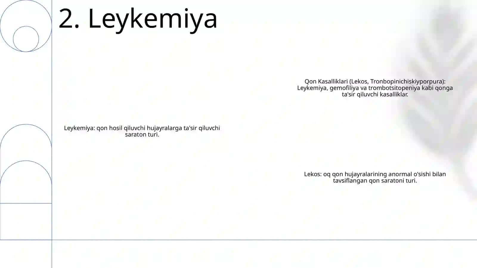 Qon Kasalliklari( Lekos, Tronbopinichiskiyporpura) 3