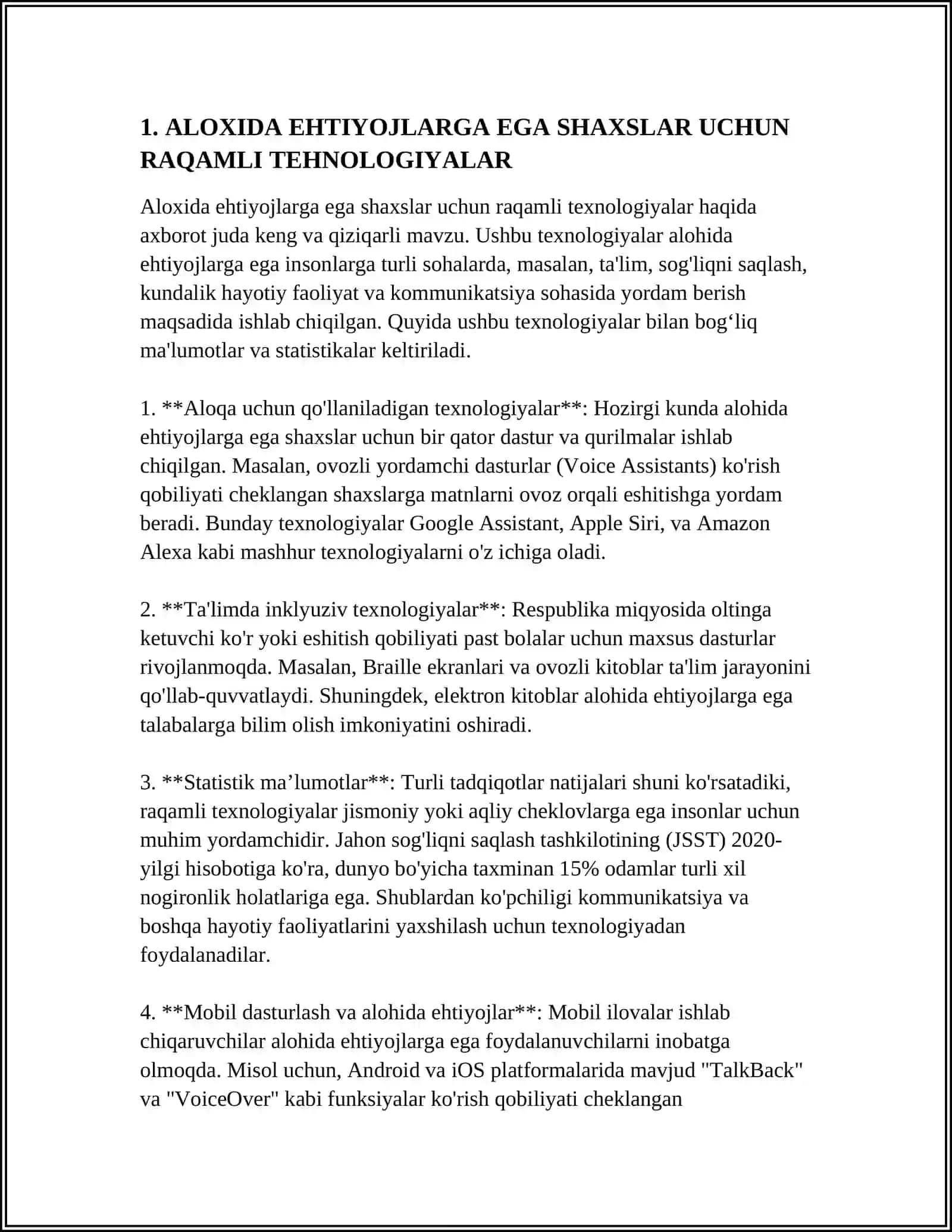 ALOXIDA EHTIYOJLARI BOʻLGAN SHAXSLARNING IJTIMOIY INTEGRATTSIYALASHDA AJT NING AHAMIYATI 3