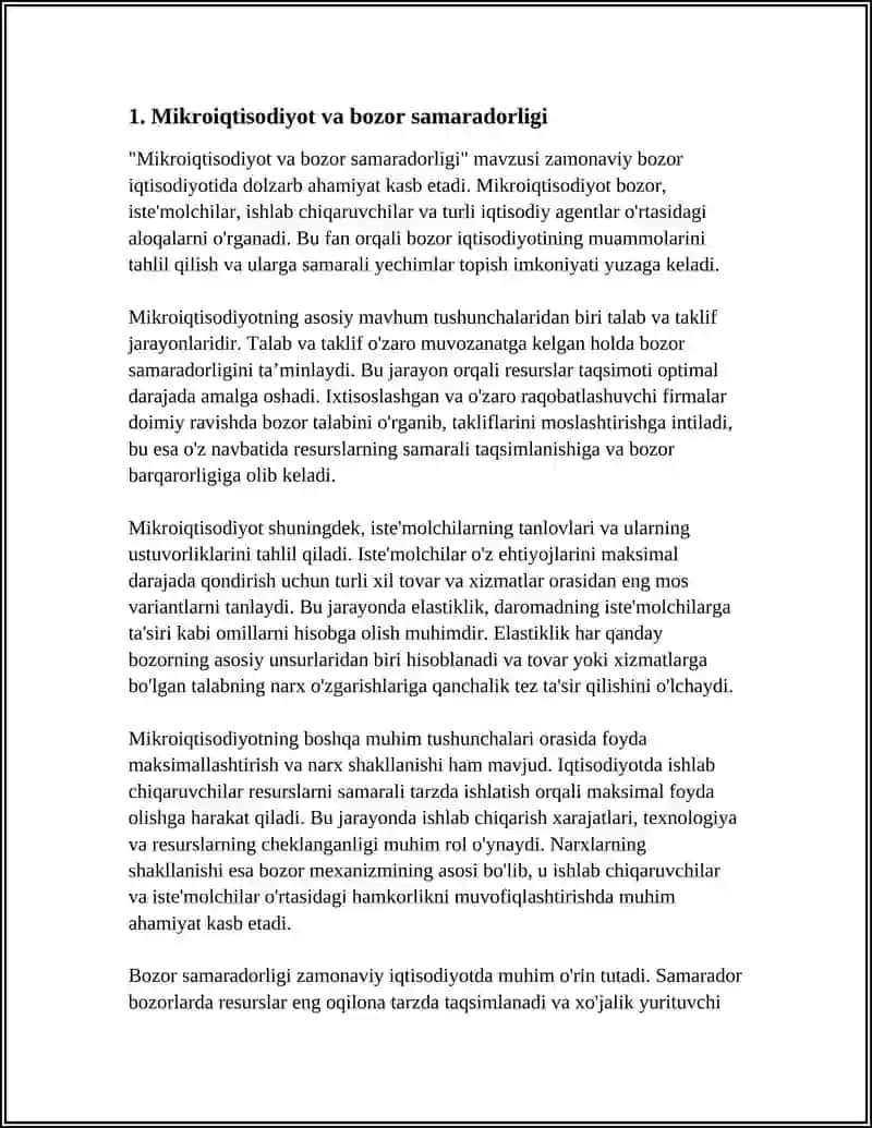 ZAMONAVIY BOZOR IQTISODIYOTI MUAMMOLARINI YECHISHDA MIKROIQTISODIYOT FANINING AHAMIYATI 3