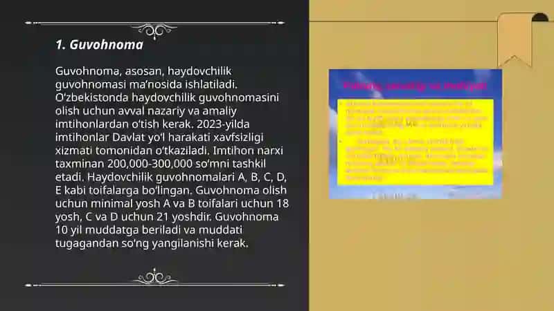 Hujjat turlari va ularning xususiyatlari (shaxsiy) 3