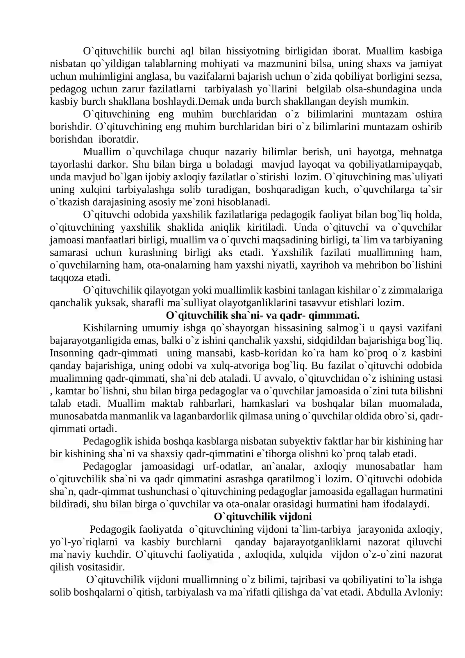 Pedagogik deontologiya va kompetentlik fanining maqsadi va vazifalari 3
