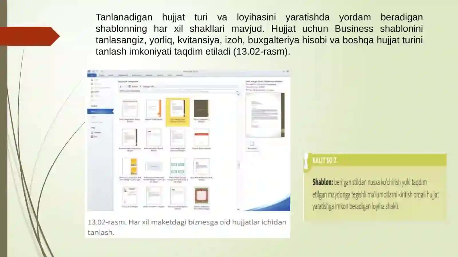 Maqsad va auditoriyaga mos hujjat yaratish uchun dasturiy uskunalardan foydalanish 3