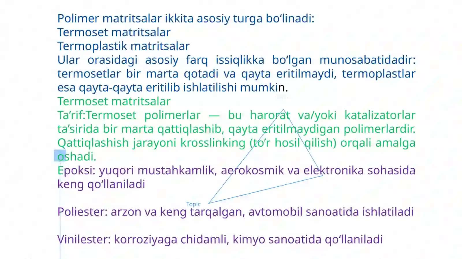 Polimer matritsalari 3