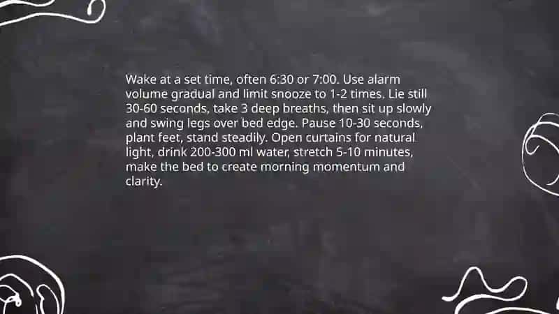 Daily routines 3