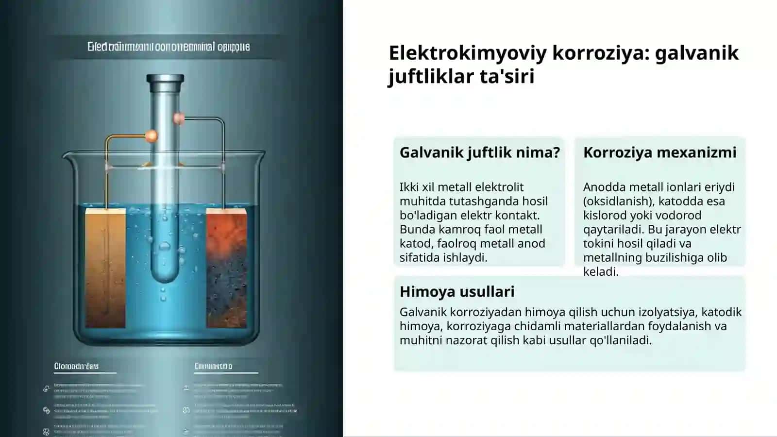 Metallar korroziyasi va himoyalash usullari 3