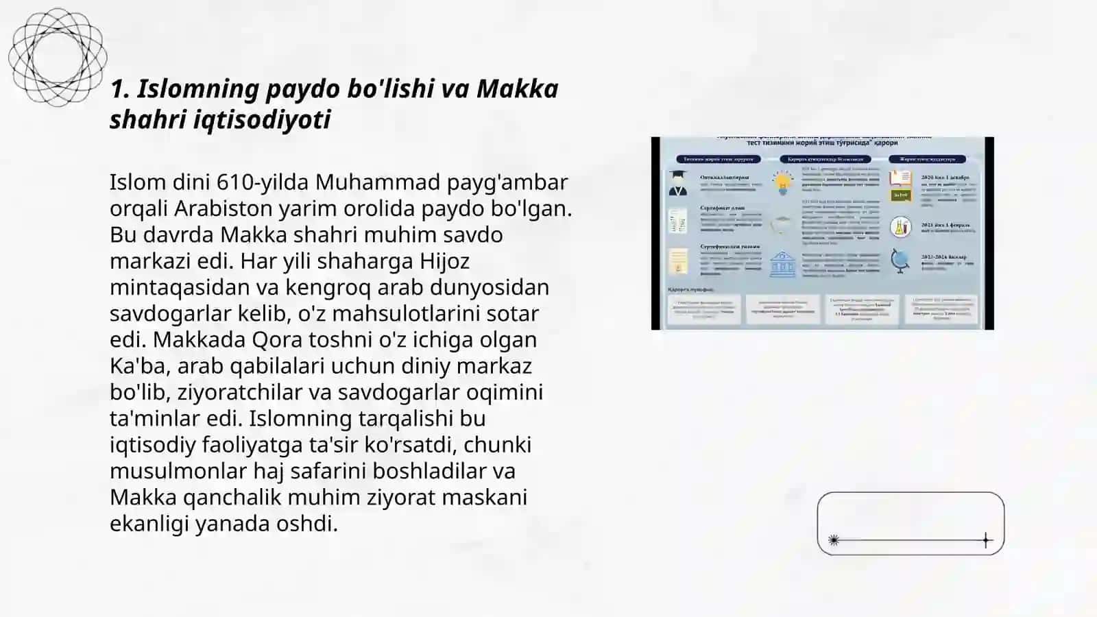 Islom dinining paydo bo’lishidagi ishtimoiy iqtisodiy siyosiy madaniy siyosatlar 3