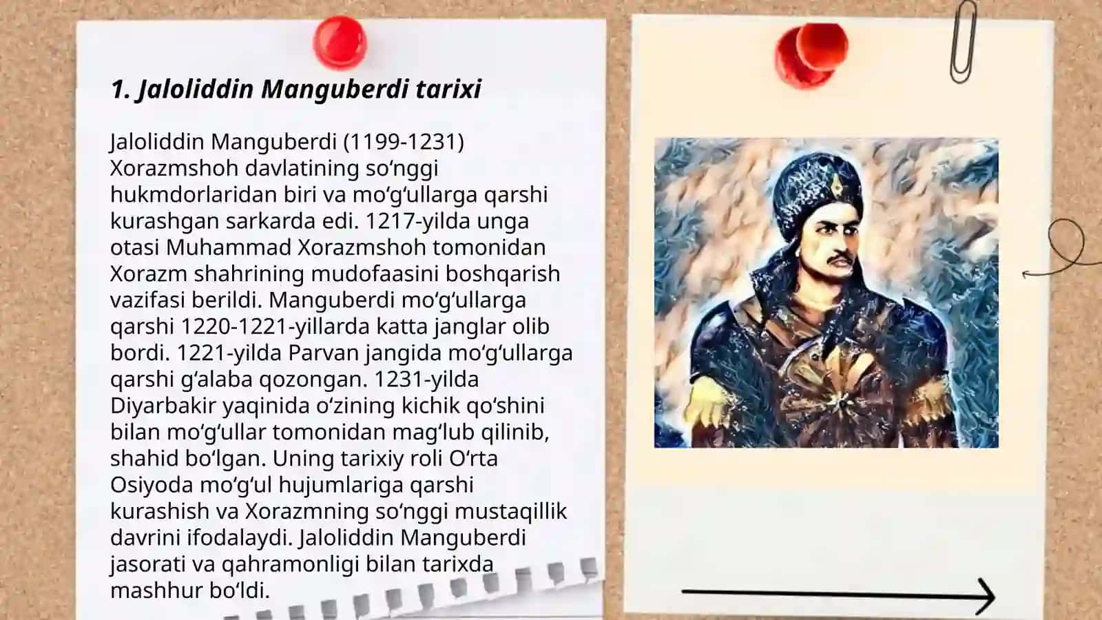 Jaloliddin Manguberdi Vatan himoyachisi 3