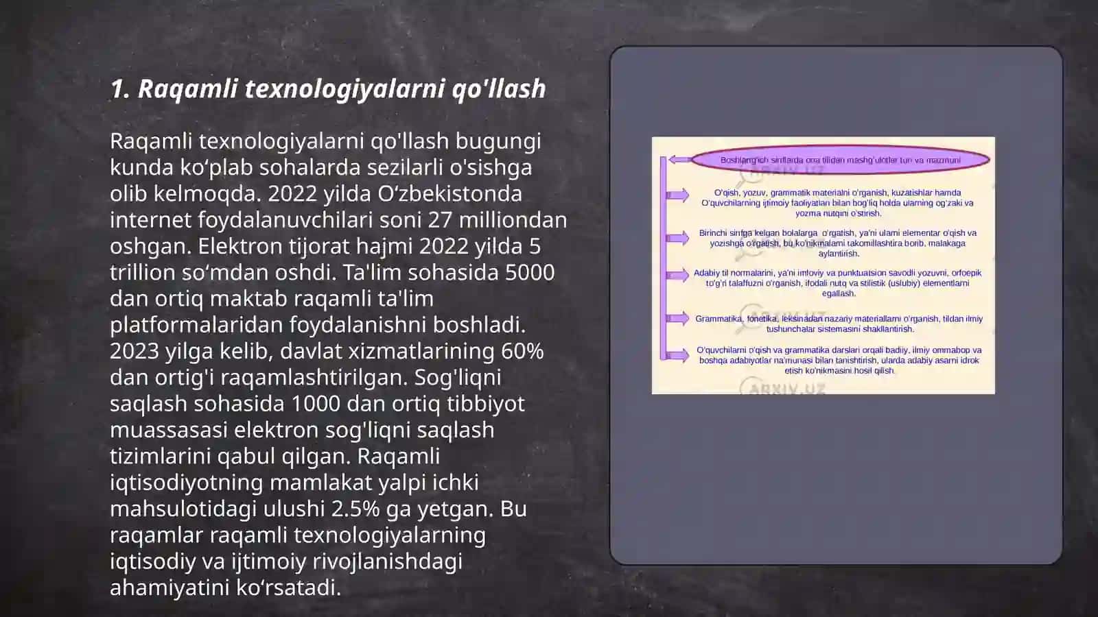Innavatsion yondashuv 2-sinf misolida 3