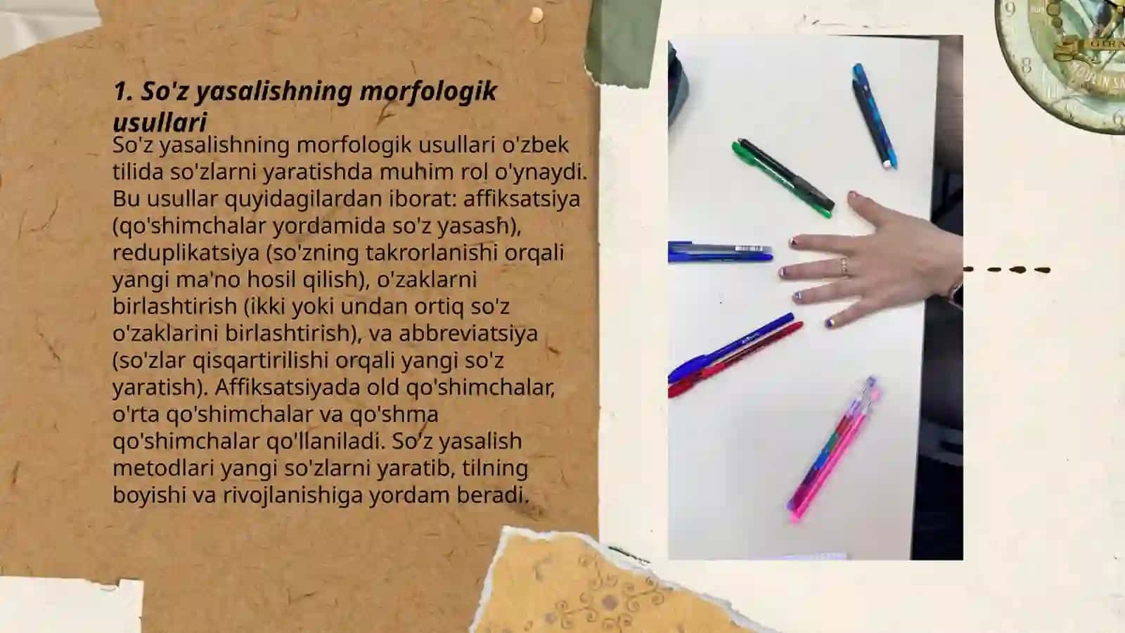 So'z yasalishning morfologik usullari 3