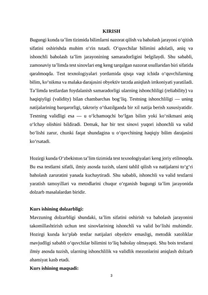 Ishonchli validli testlarni yaratish tamoyil va metodlari 3