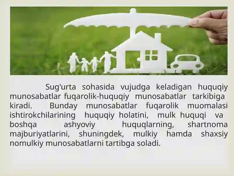 Sug'urta faoliyatini amalga oshirishning huquqiy asoslari 3