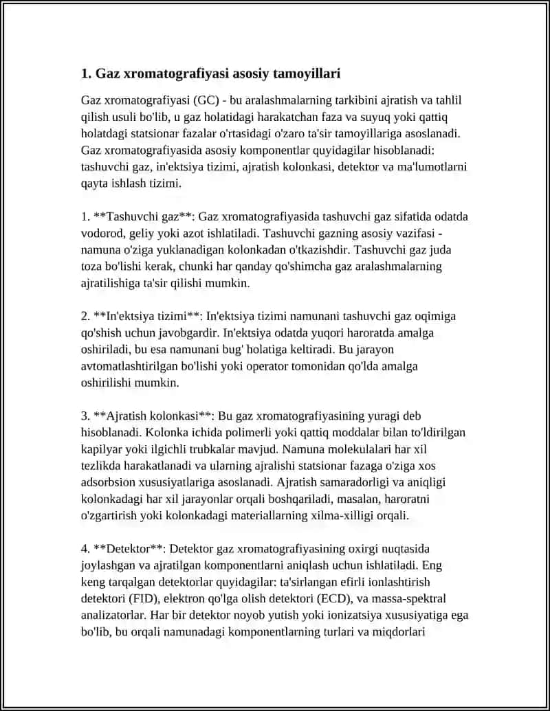 GAZ, SUYUQLIK VA GAZ-SUYUQLIK XROMATOGRAFIK USULLARI 3