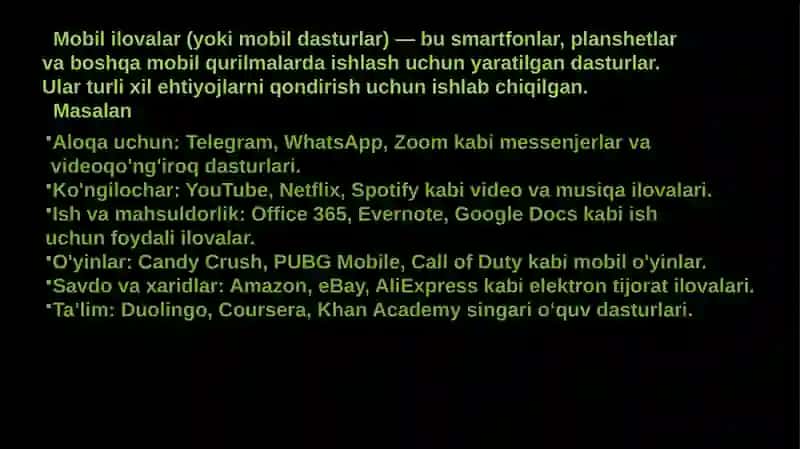 Mobililovalaryaratuvchidasturlar 3