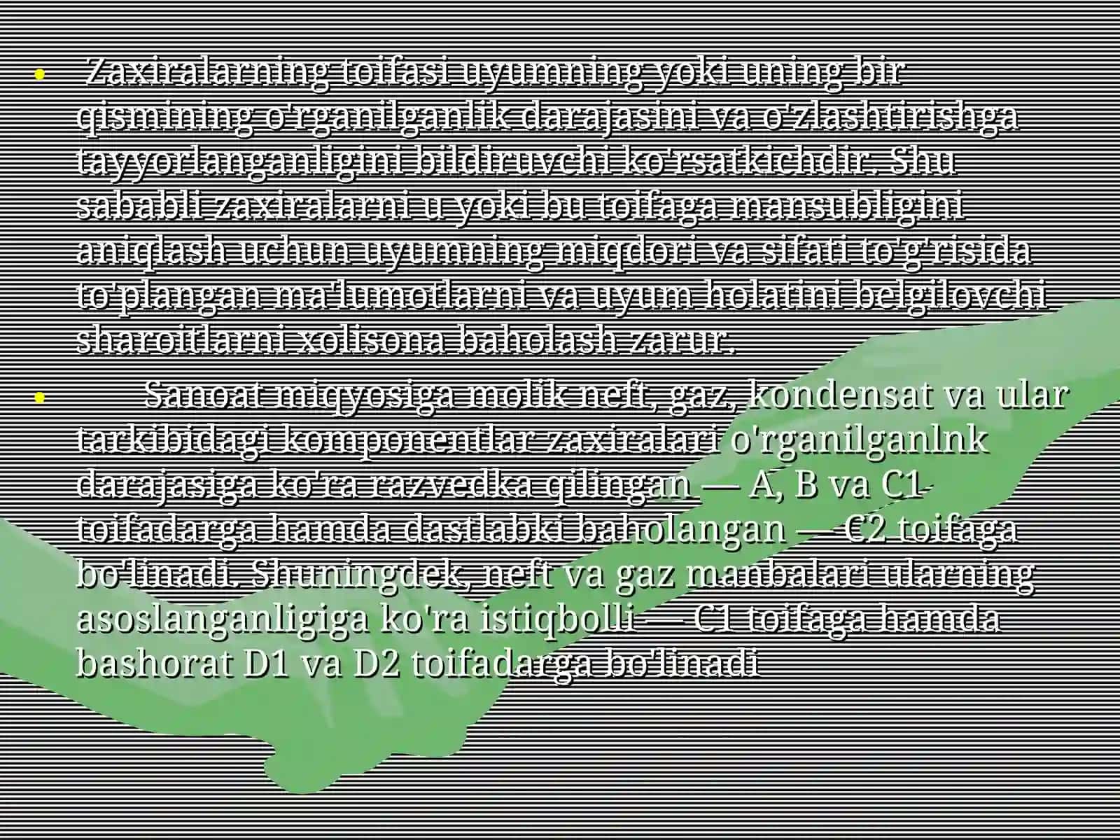 Zaxira kategoriyalar 3