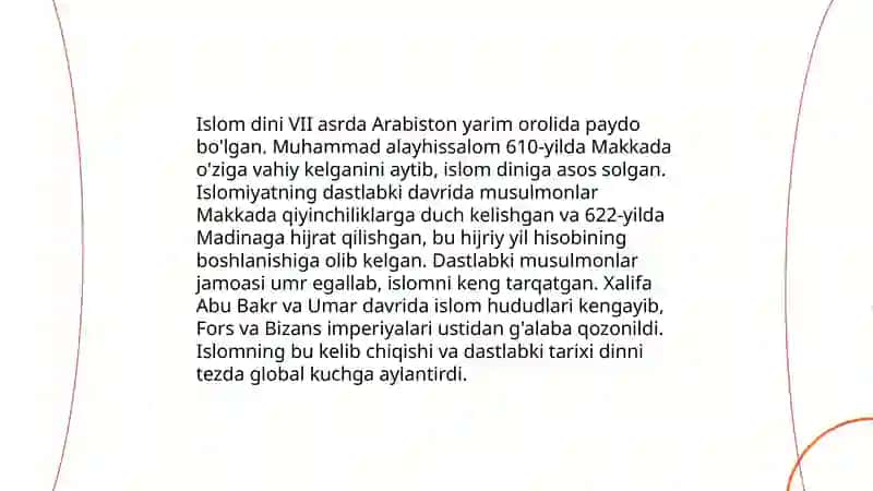 Islom oqimlari va yo‘nalishlarining paydo bo‘lishi sabablari 3
