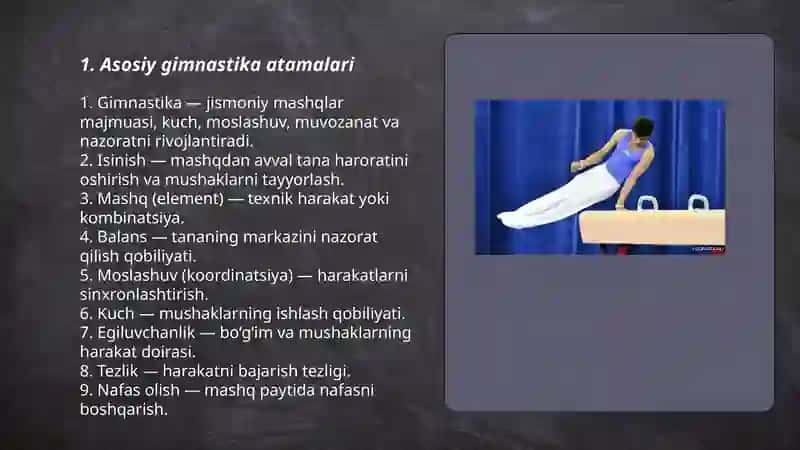 Gimnastikaga oid atamalar 3