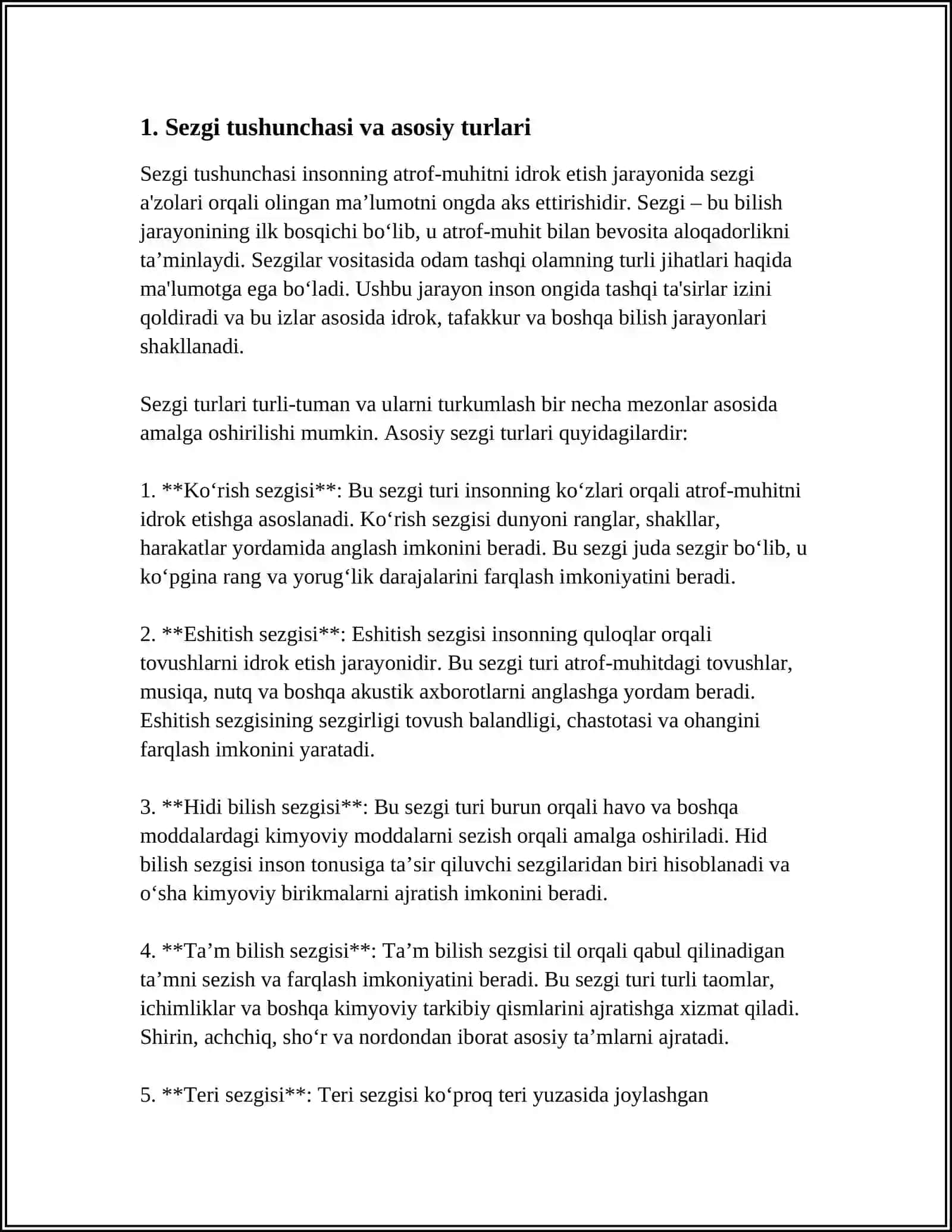 SEZGI TURLARI VA UNING QONUNIYATLARI 3