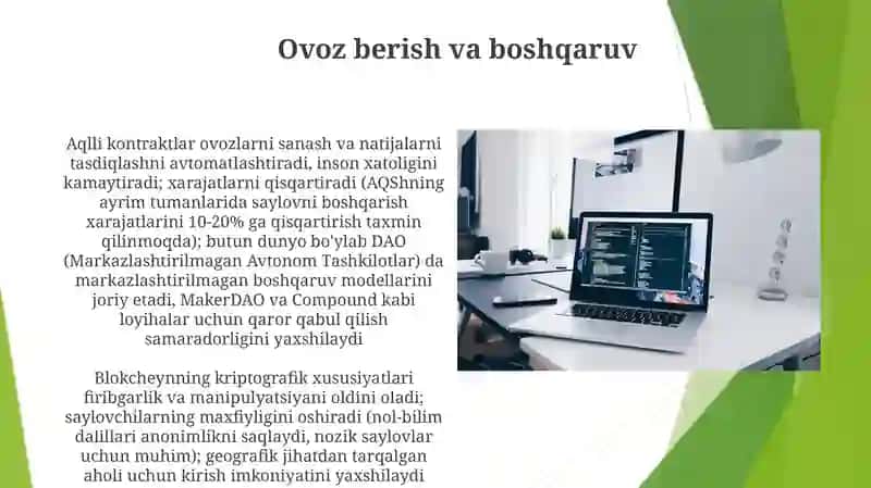 Blokcheyn texnologiyasi va undan foydalanish yo'llari 3