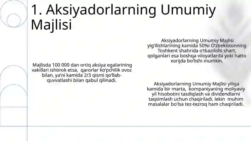 Aksiyanerlik jamiyati va aksiyanerlik kapitali 3