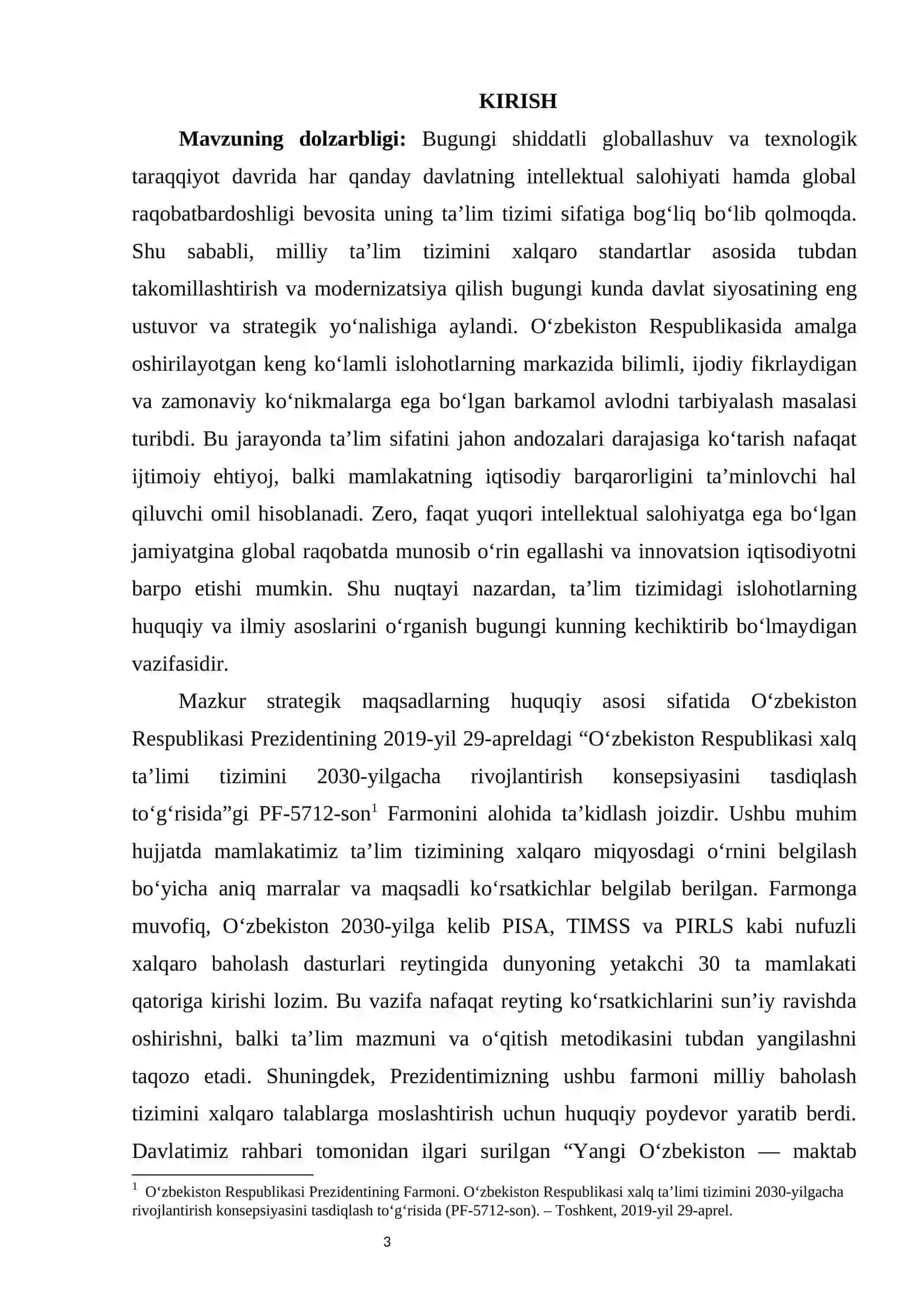 TIMSS xalqaro baholash dasturining ta’lim sifatini oshirishdagi ahamiyati 3