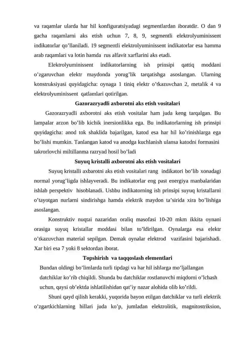 Elektrolyuminissent indikatorlar 3