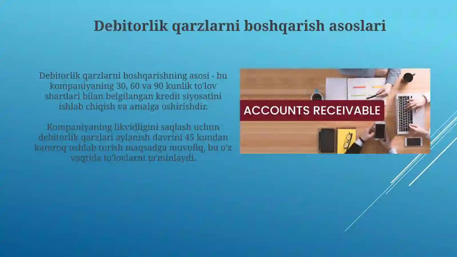 Debitorlik qarzlarini boshqarish 3