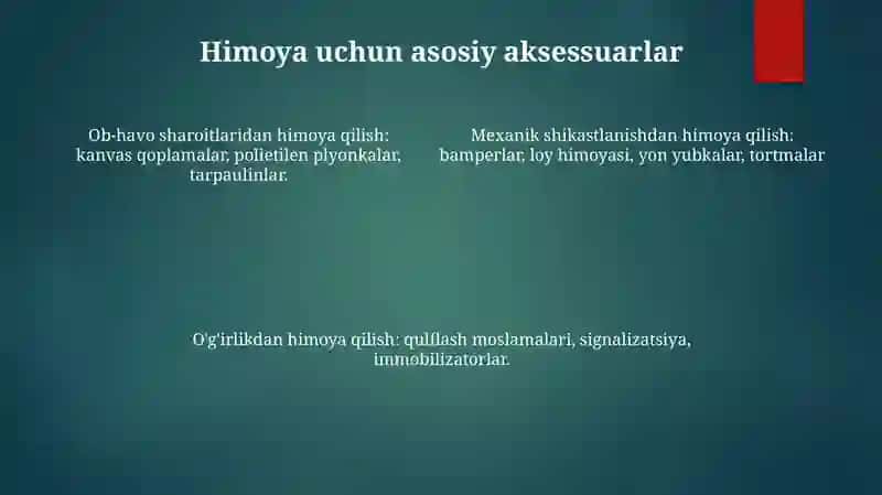 Harbiy Avtomobil QoʻShimcha Jihozlari 3