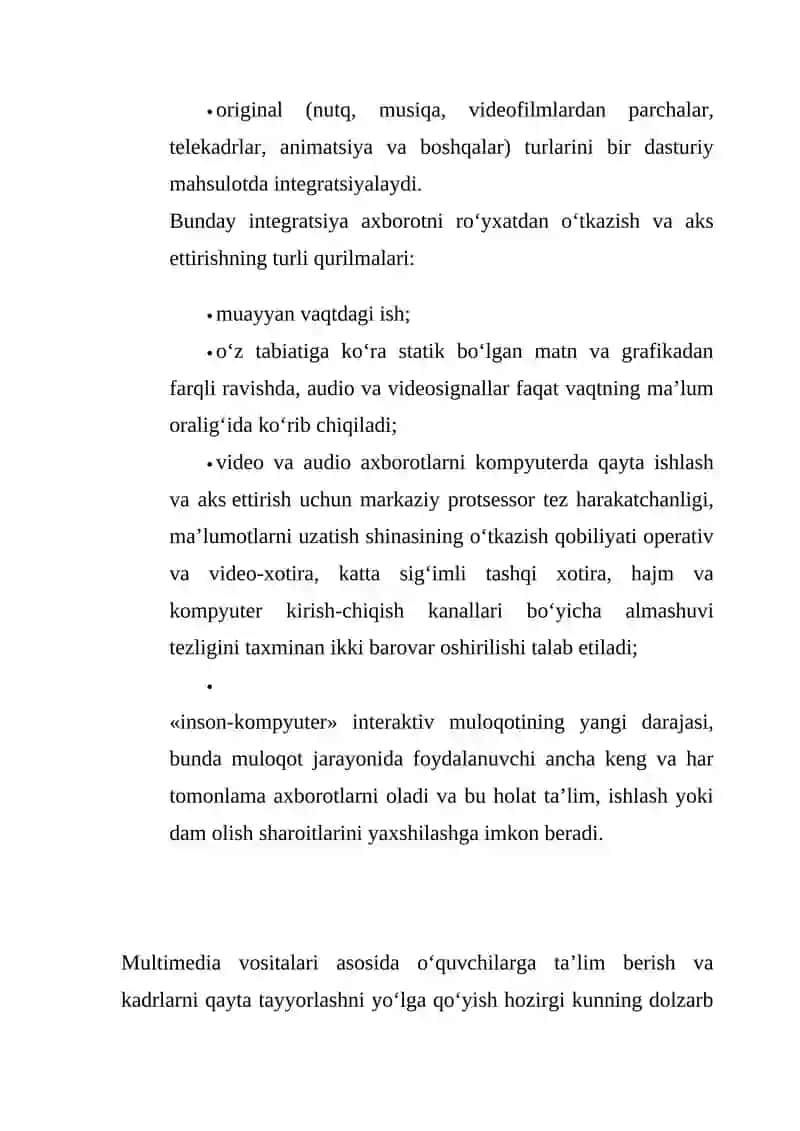 Multimedia va uning ta’minoti 3