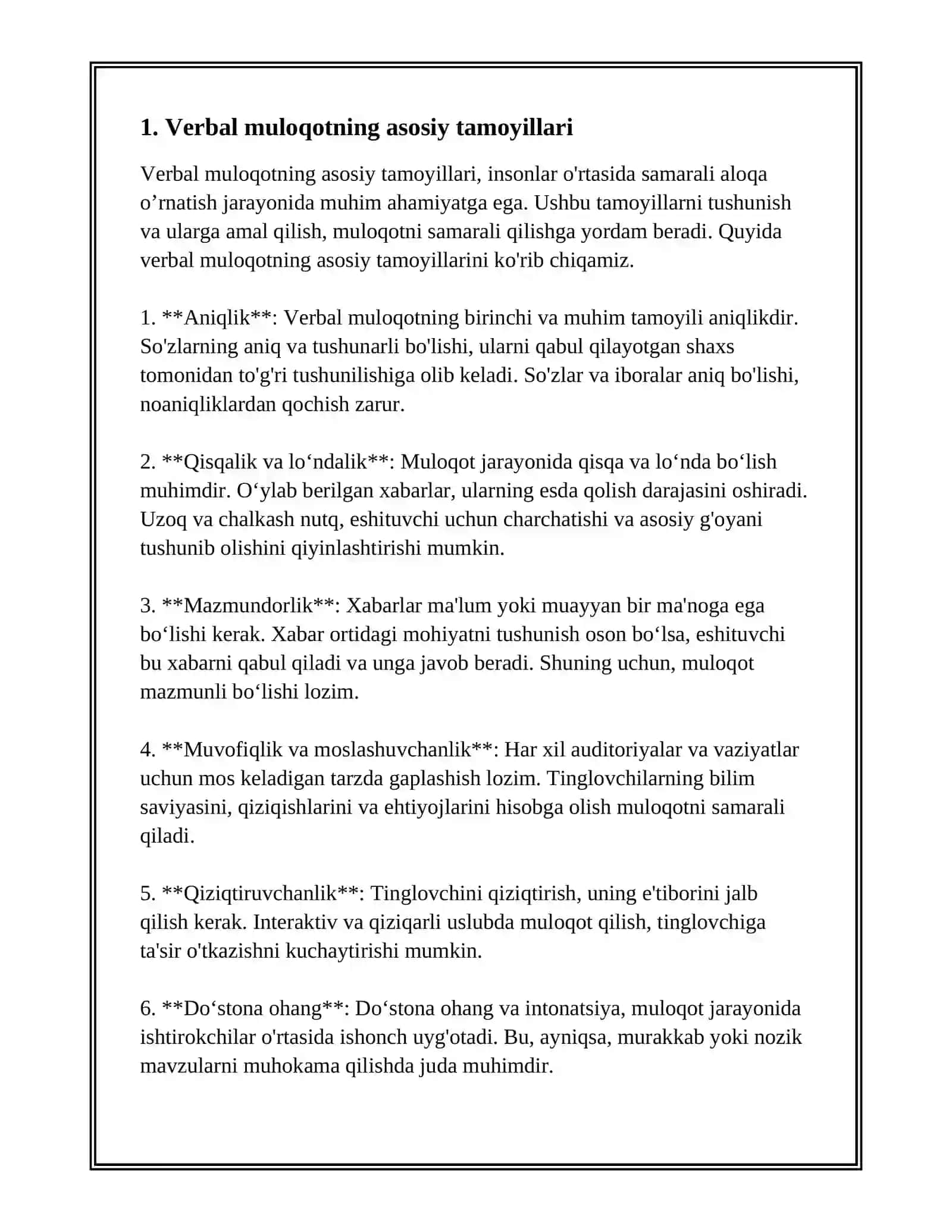 PATSIENT BILAN VERBAL VA NOVERBAL MULOQOT KO'NIKMALARI 3