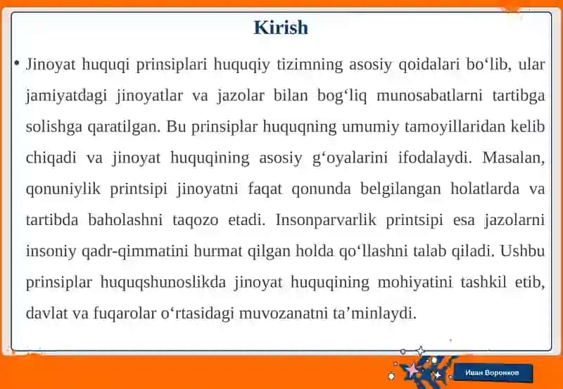 Jinoyat huquqiy prinsiplari 3
