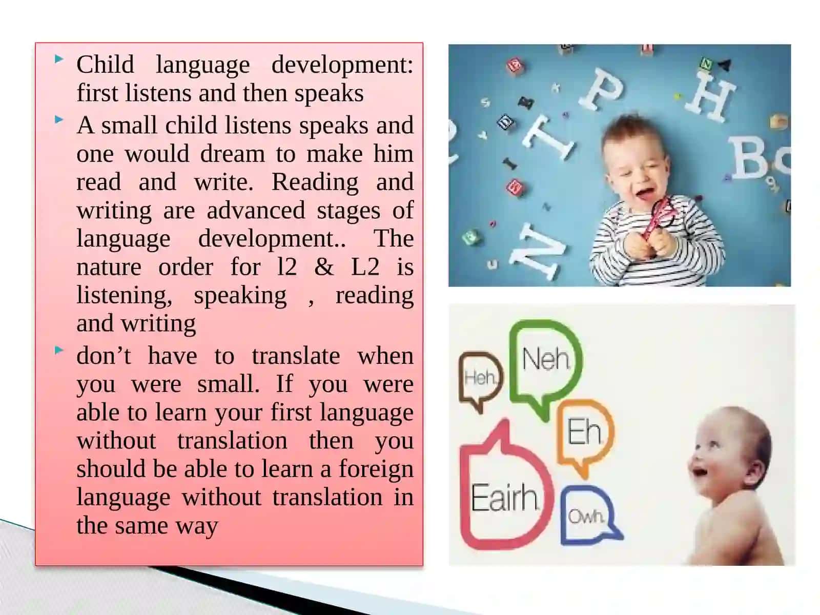 Child Language Development 3