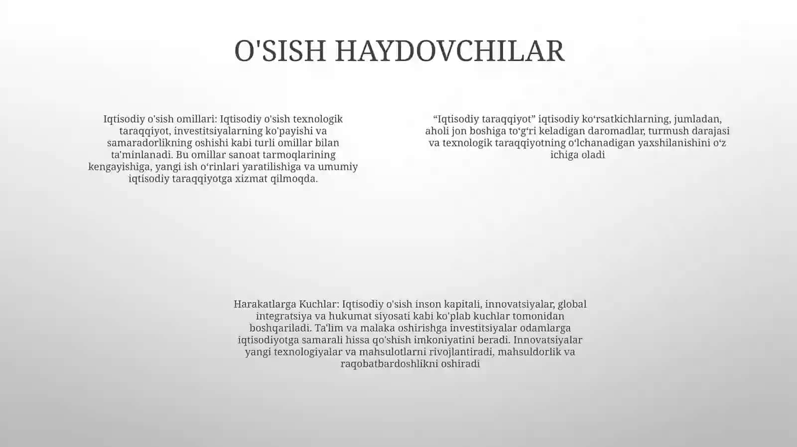 Iqtisodiy Taraqqiyot Va Uni Harakatlantiruvchi Kuchlar 3