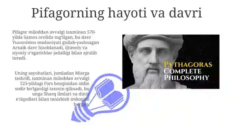Pifagor falsafasining asosiy g'oyalari 3