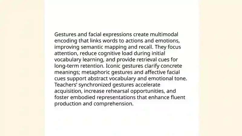 The importance of using gestures and facial expressions in teaching foreign languages 3