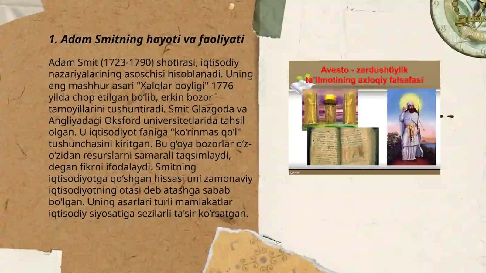 Adam Smit ta'limoti va g'oyalari 3