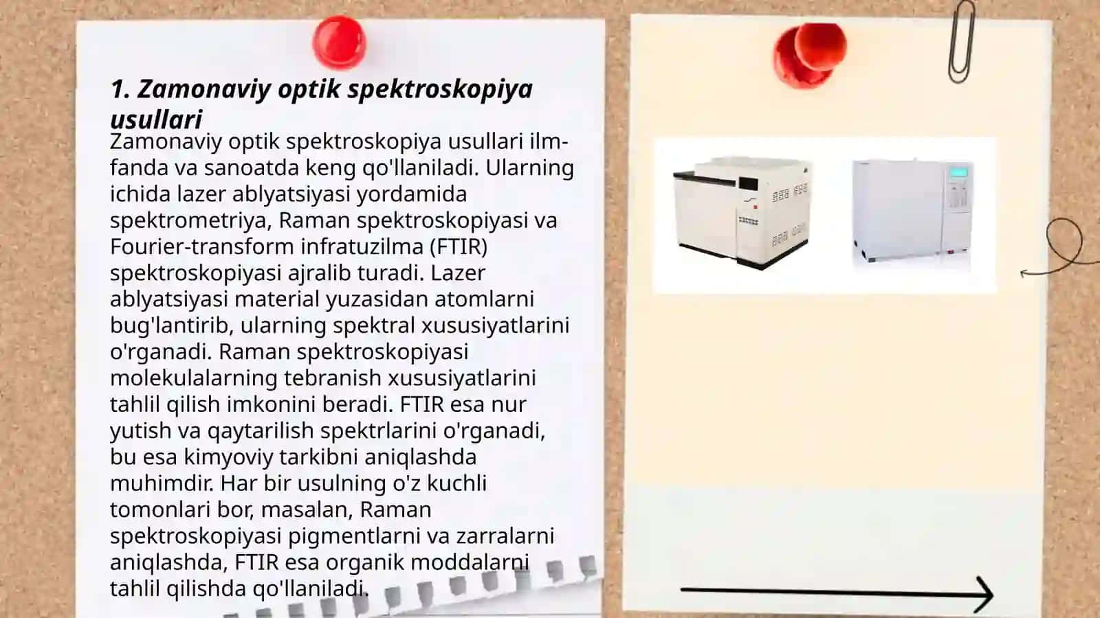 Zamonaviy optik spektroskopiya usullari 3