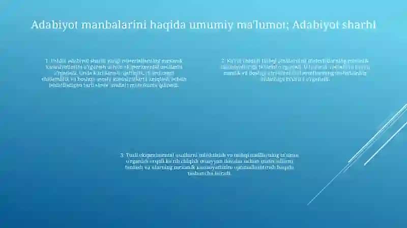 Yangi Materiallarning Mexanik Xususiyatlarni Tajribada Òrganish 3
