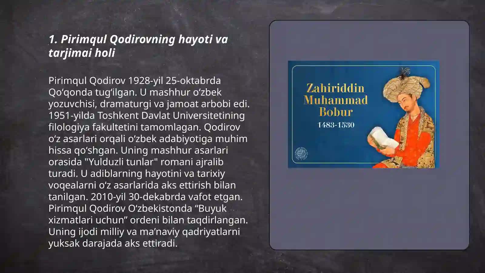 Pirimqul Qodirovning hayoti va tarjimai holi 3