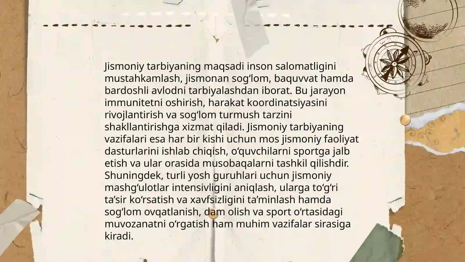Bolalar jismoniy tarbiyasi fanining rivojlanish tizimi 3